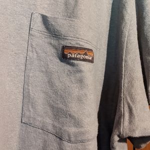 Patagonia men's XXL pocket tee, grey